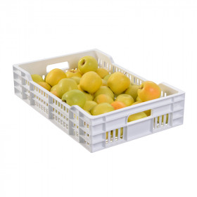 Caisse ajourée blanche