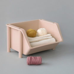 Casier de rangement rose...