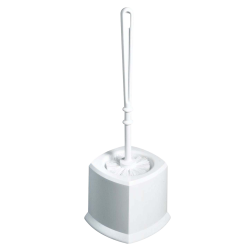 Pot à balai + brosse - blanc
