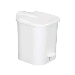 Poubelle carrée à pédale -...