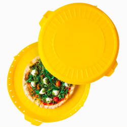 Boîte de transport jaune...