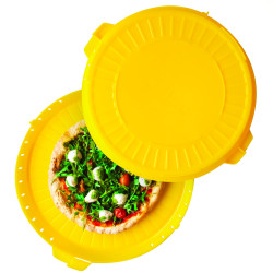 Boîte de transport jaune...